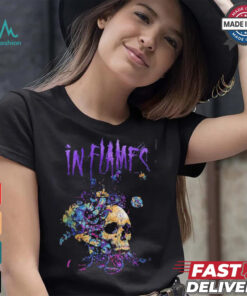 In Flames Skull And Vine Artwork Shirt