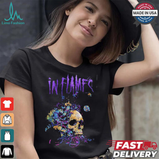 In Flames Skull And Vine Artwork Shirt