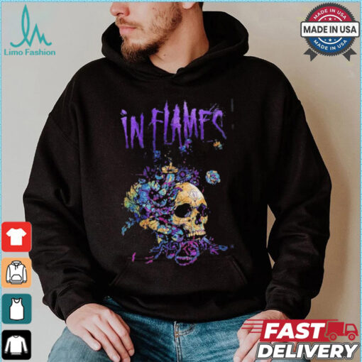 In Flames Skull And Vine Artwork Shirt