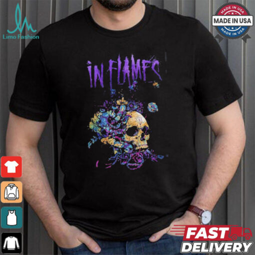 In Flames Skull And Vine Artwork Shirt