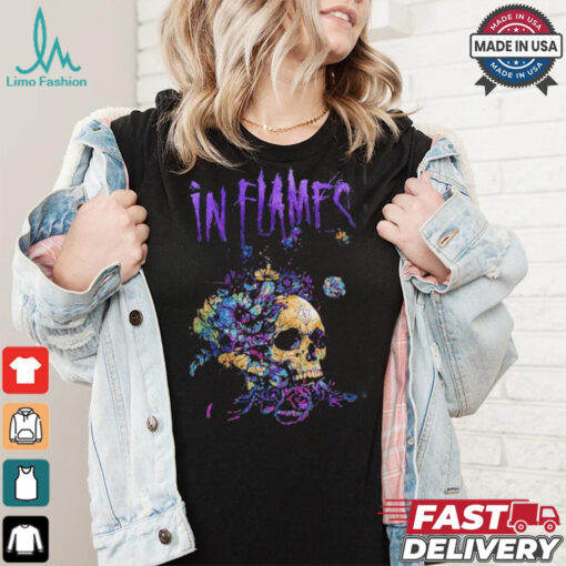 In Flames Skull And Vine Artwork Shirt
