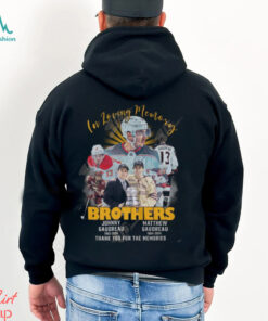 In Loving Memory Brothers Johnny Gaudreau 1993 2024 & Matthew Gaudreau 1994 2024 Thank You For The Memories T Shirt