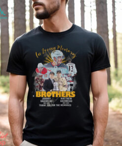 In Loving Memory Brothers Johnny Gaudreau 1993 2024 & Matthew Gaudreau 1994 2024 Thank You For The Memories T Shirt