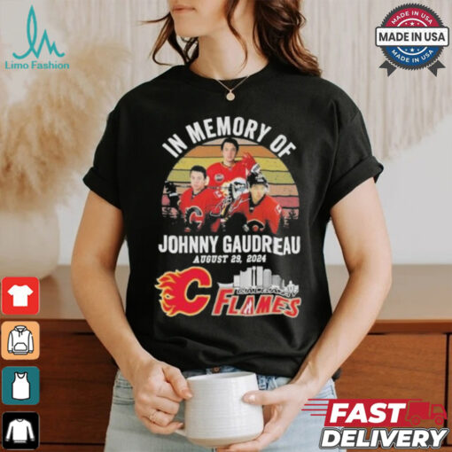 In Memory Of Johnny Gaudreau Calgary Flames August 29, 2024 Vintage Shirt
