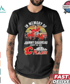 In Memory Of Johnny Gaudreau Calgary Flames August 29, 2024 Vintage Shirt