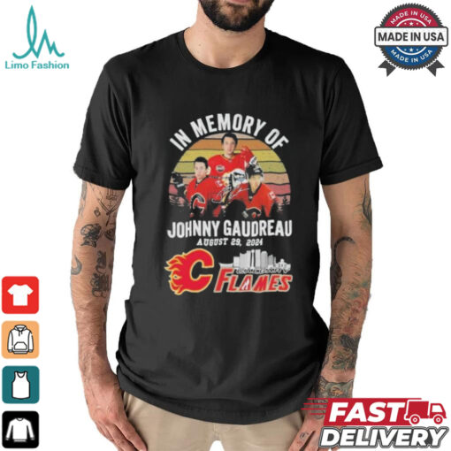 In Memory Of Johnny Gaudreau Calgary Flames August 29, 2024 Vintage Shirt