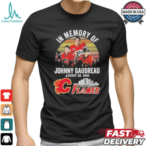 In Memory Of Johnny Gaudreau Calgary Flames August 29, 2024 Vintage Shirt