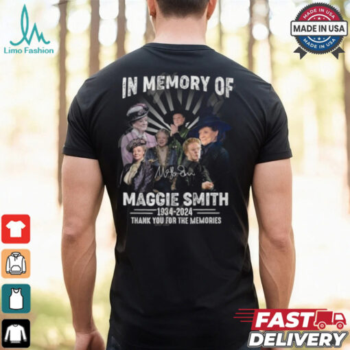 In Memory Of Maggie Smith 1934 2024 Thank You For The Memories T Shirt