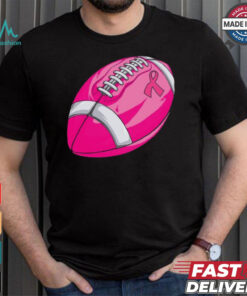 In October We Wear Pink Football Breast Cancer Awareness Tie Dye T Shirt