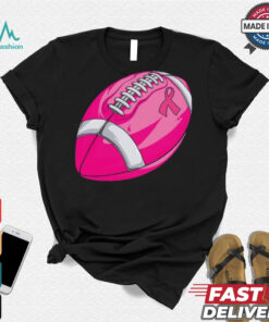 In October We Wear Pink Football Breast Cancer Awareness Tie Dye T Shirt