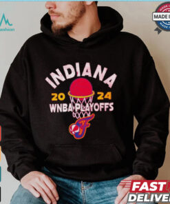 Indiana Fever 2024 playoff participant hooping T shirt, hoodie, sweater, long sleeve and tank top Indiana Fever 2024 playoff participant hooping T shirt