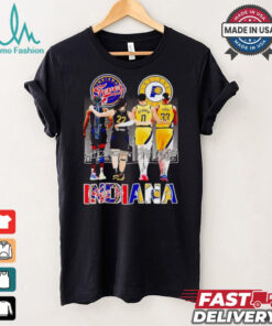 Indiana Fever Indiana Pacers deadly duo 2024 city skyline shirt
