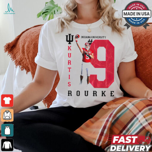 Indiana Hoosiers Football #9 Kurtis Rourke shirt