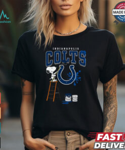 Indianapolis Colts Snoopy Painting Shirt