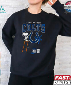 Indianapolis Colts Snoopy Painting Shirt