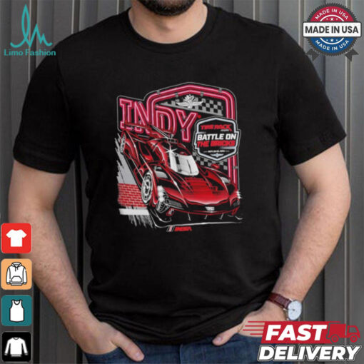 Indy 2024 Battle on the Bricks Ghost Car T Shirt