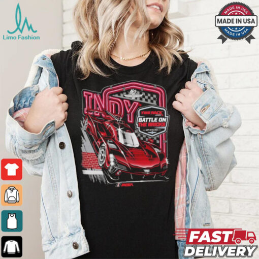 Indy 2024 Battle on the Bricks Ghost Car T Shirt