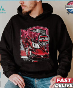 Indy 2024 Battle on the Bricks Ghost Car T Shirt