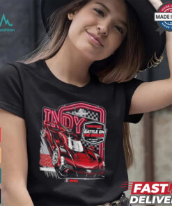 Indy 2024 Battle on the Bricks Ghost Car T Shirt