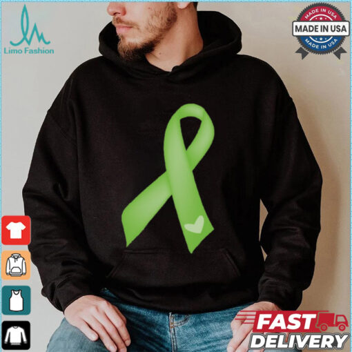 Inktastic Lime Green Awareness Ribbon Youth T Shirt