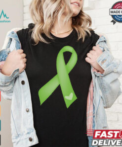 Inktastic Lime Green Awareness Ribbon Youth T Shirt