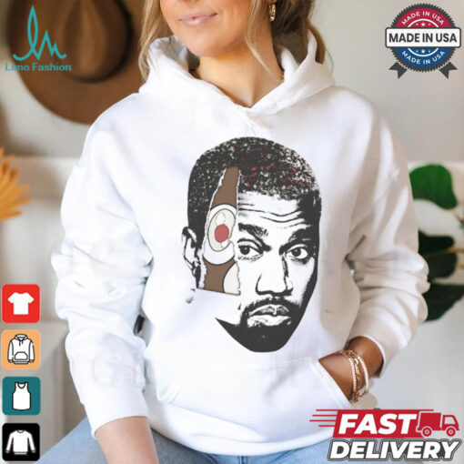 Inside Kanye West swag head shirt