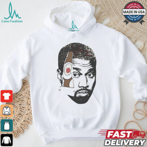 Inside Kanye West swag head shirt