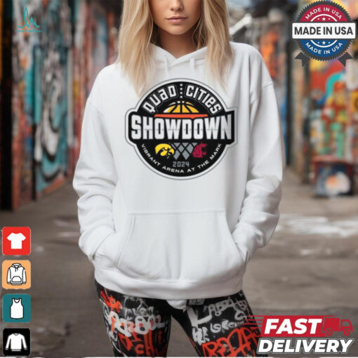 Iowa Hawkeyes Vs Washington State Cougars Quad Cities Showdown Vibrant Arena At The Mark 2024 shirt