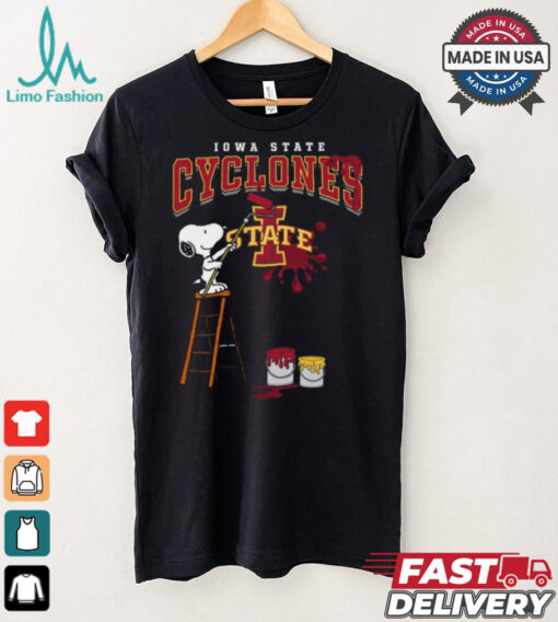 Iowa State Cyclones Snoopy Painting Shirt
