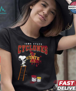 Iowa State Cyclones Snoopy Painting Shirt