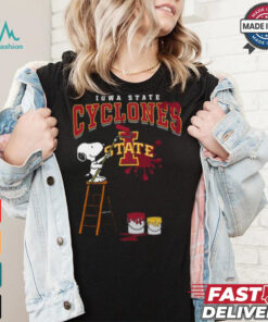 Iowa State Cyclones Snoopy Painting Shirt