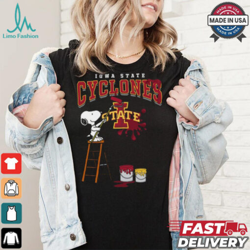 Iowa State Cyclones Snoopy Painting Shirt