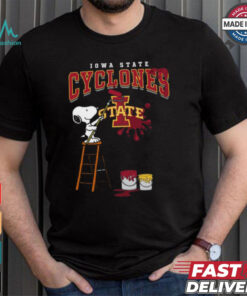 Iowa State Cyclones Snoopy Painting Shirt
