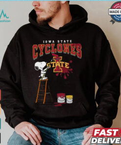Iowa State Cyclones Snoopy Painting Shirt