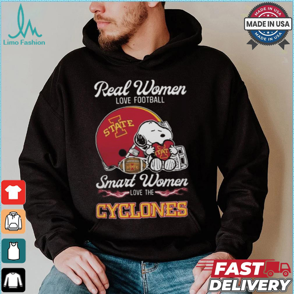 Iowa State Cyclones x Snoopy Real Women Love Football Smart Women Helmet 2024 T shirt Iowa State Cyclones x Snoopy Real Women Love Football Smart Women Helmet 2024 T shirt