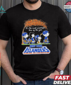 It’s The Most Wonderful Time Of The Year Peanuts Characters X New York Islanders Shirt