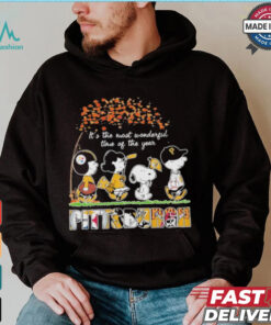 It’s The Most Wonderful Time Of The Year Peanuts Characters X Pittsburgh Sports Teams Shirt