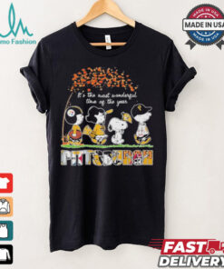 It’s The Most Wonderful Time Of The Year Peanuts Characters X Pittsburgh Sports Teams Shirt