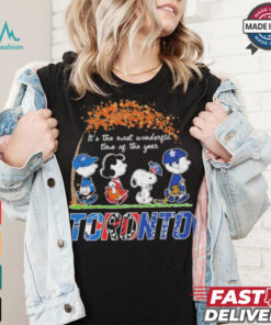 It’s The Most Wonderful Time Of The Year Peanuts Characters X Toronto Sports Teams Shirt