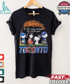 It’s The Most Wonderful Time Of The Year Peanuts Characters X Toronto Sports Teams Shirt