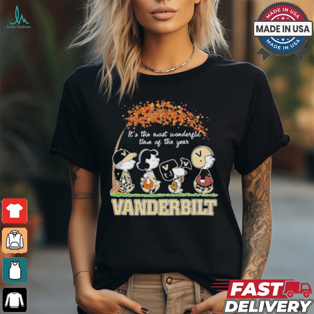 It’s The Most Wonderful Time Of The Year Peanuts Characters X Vanderbilt Commodores Shirt It’s The Most Wonderful Time Of The Year Peanuts Characters X Vanderbilt Commodores Shirt