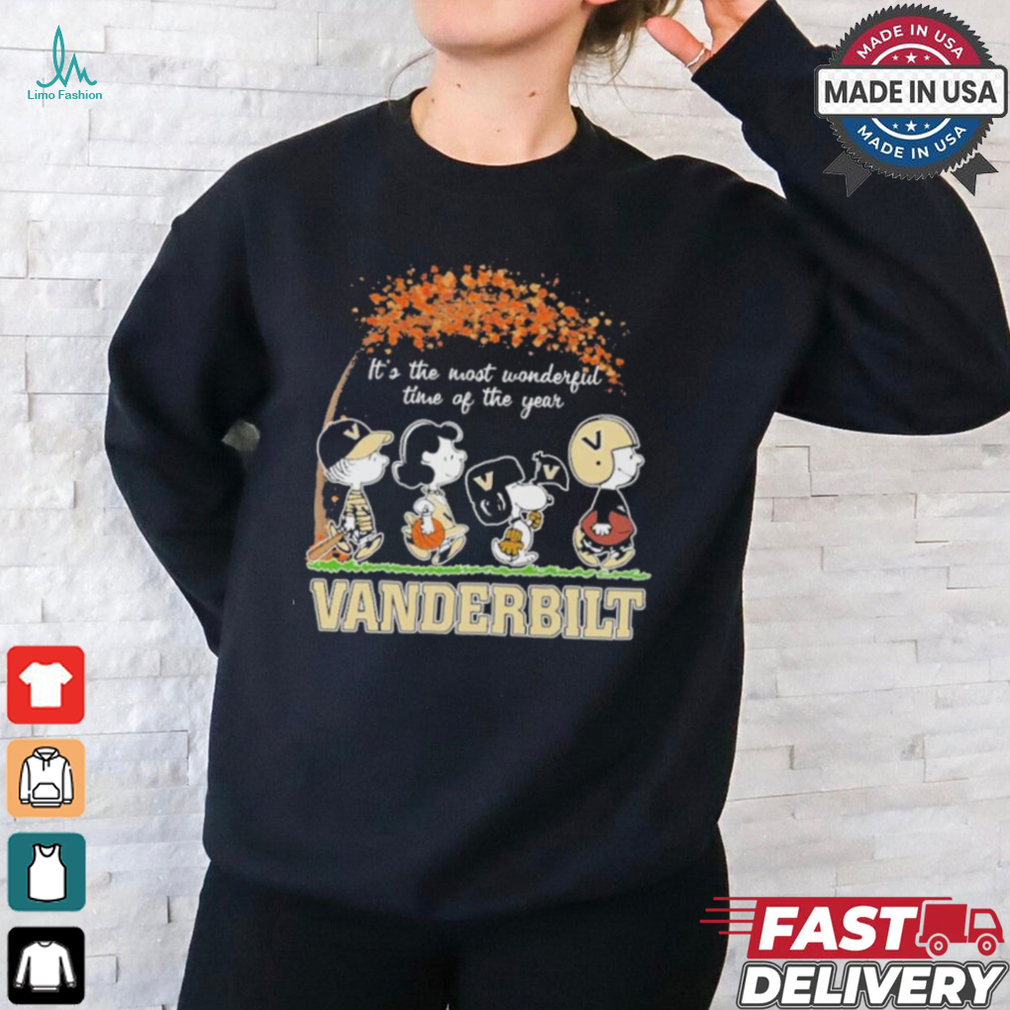 It’s The Most Wonderful Time Of The Year Peanuts Characters X Vanderbilt Commodores Shirt It’s The Most Wonderful Time Of The Year Peanuts Characters X Vanderbilt Commodores Shirt