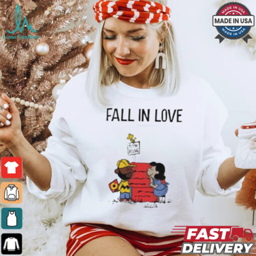 J Dilla of Slum Village Lucy of Peanuts Fall in Love Shirt