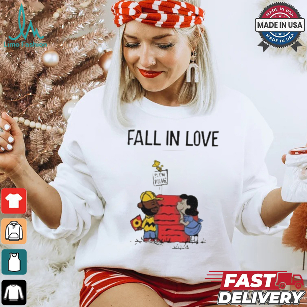 J Dilla of Slum Village Lucy of Peanuts Fall in Love Shirt J Dilla of Slum Village Lucy of Peanuts Fall in Love Shirt