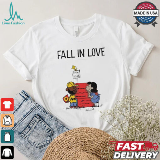 J Dilla of Slum Village Lucy of Peanuts Fall in Love Shirt