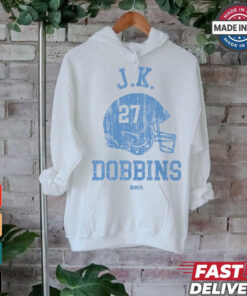 J.K. Dobbins Los Angeles C Helmet shirt