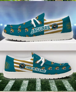 Jacksonville Jaguars 2024 Version Personalized Hey Dude Shoes