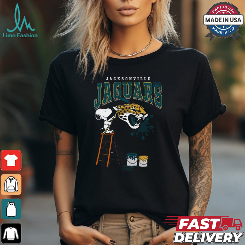 Jacksonville Jaguars Snoopy Painting Shirt Jacksonville Jaguars Snoopy Painting Shirt