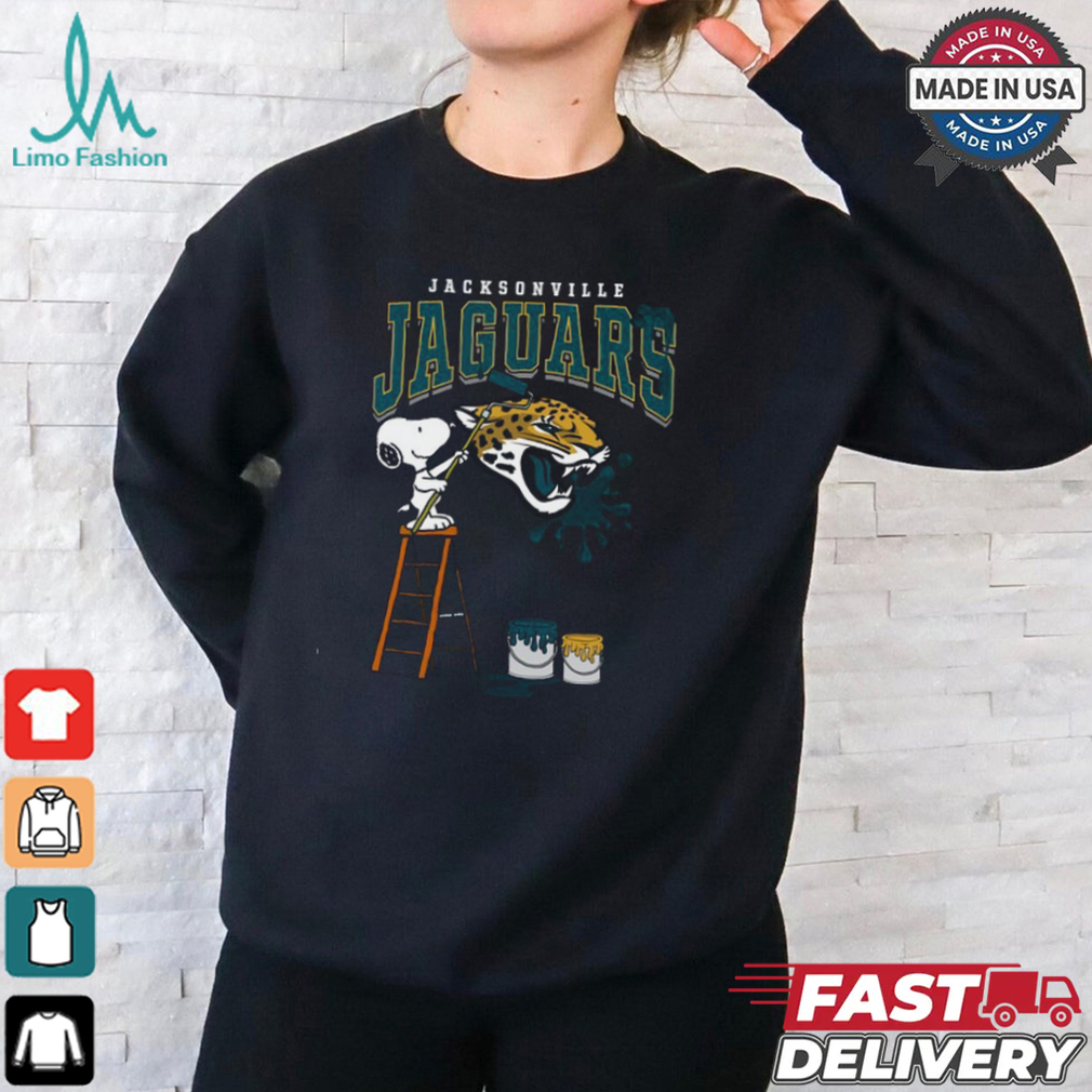 Jacksonville Jaguars Snoopy Painting Shirt Jacksonville Jaguars Snoopy Painting Shirt