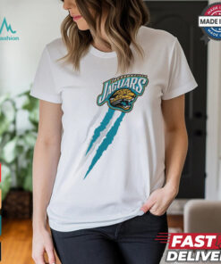 Jacksonville Jaguars Starter Retro Team Logo Color Scratch T Shirt